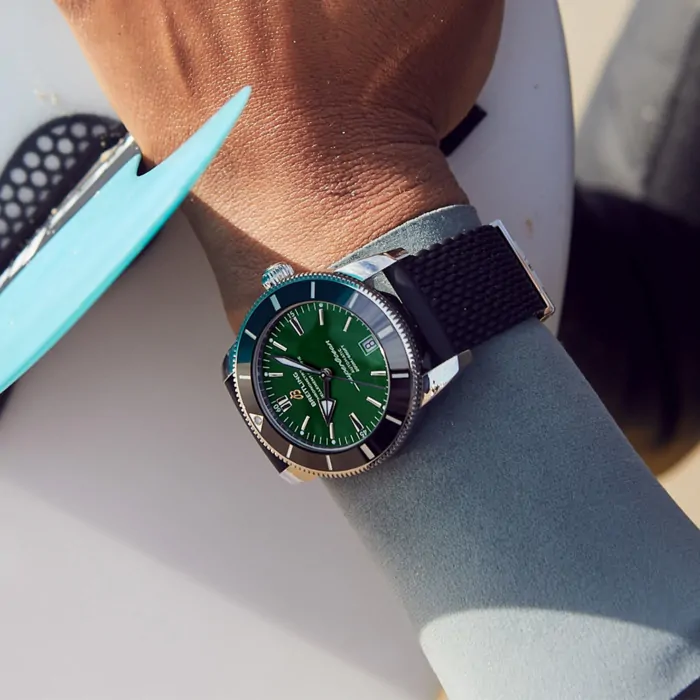 breitling superocean green