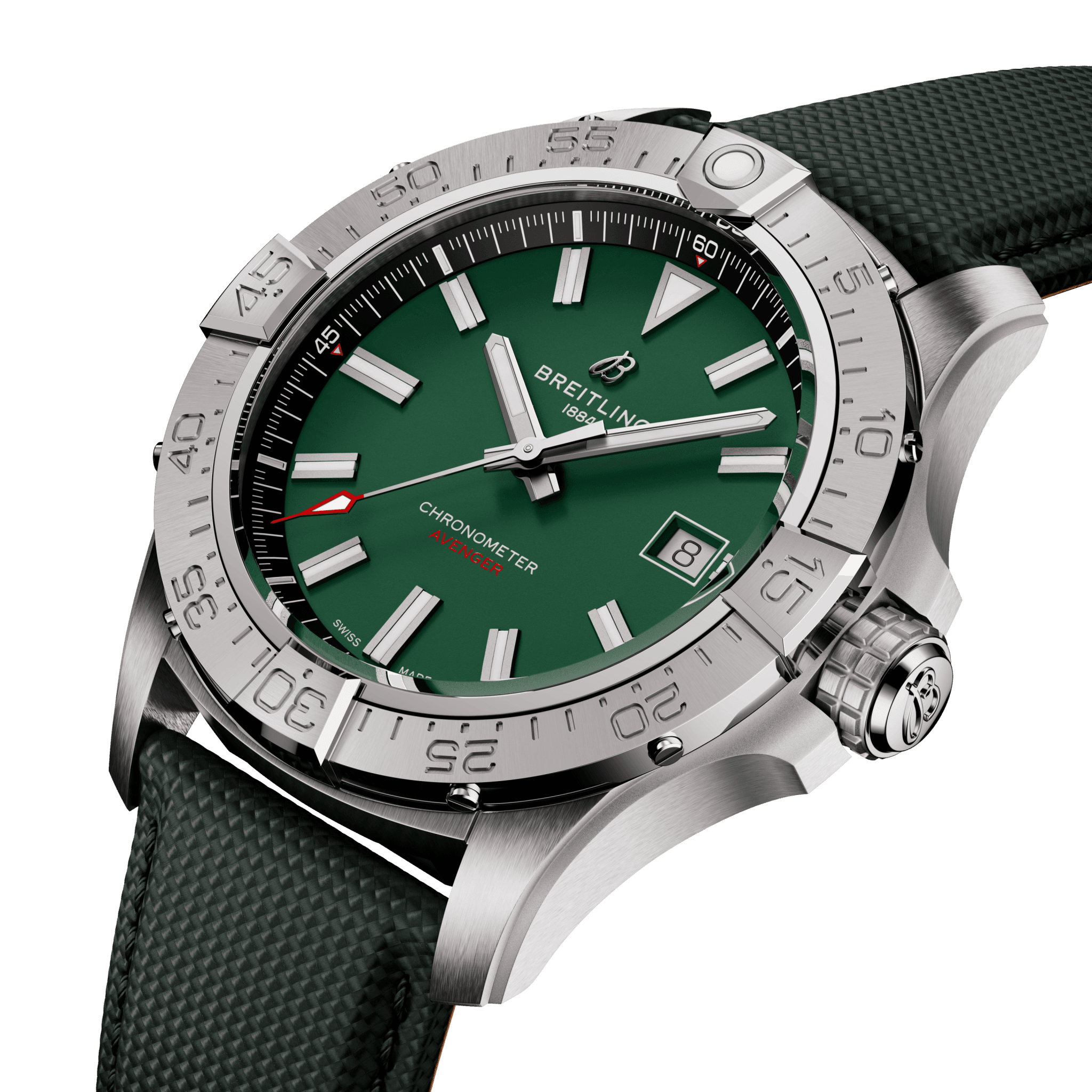 Avenger Automatic 42 Acier Inoxydable Vert A17328101L1X1 Breitling