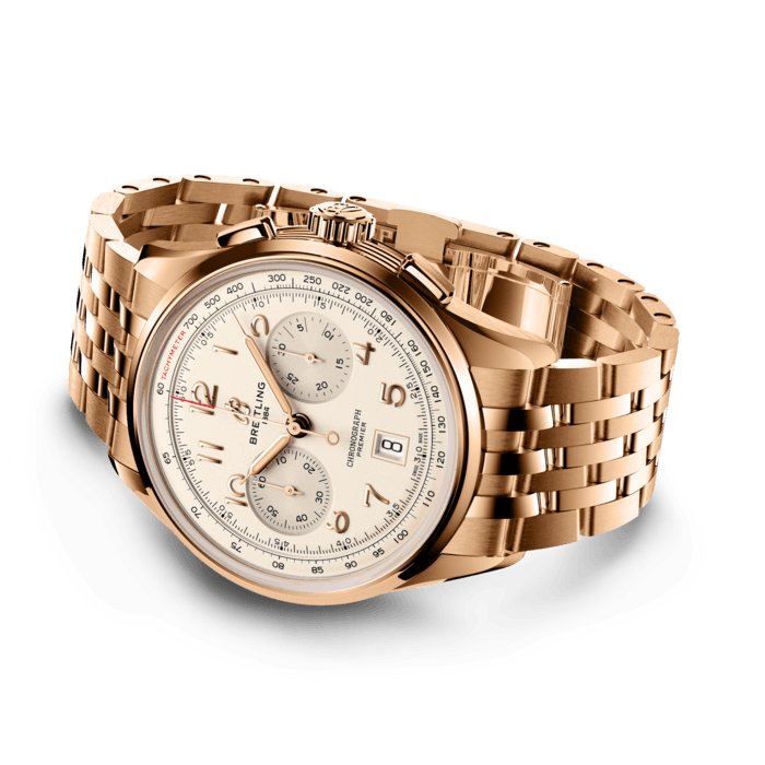 Premier B Chronograph K Red Gold Cream Rb G R Breitling