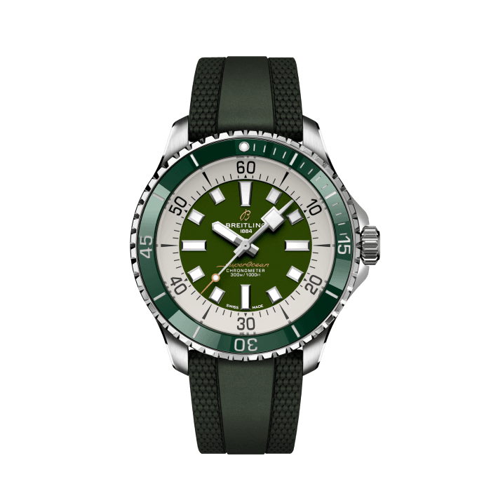 Superocean Automatic 44 Stainless steel - Green A17376A31L1S1