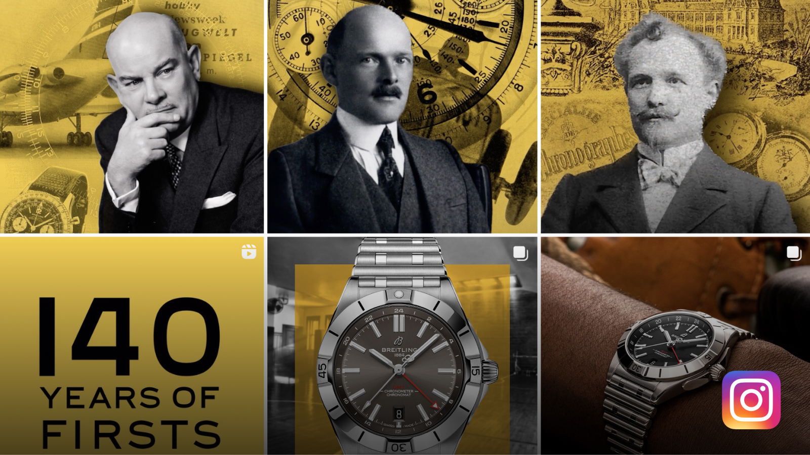 Explore our latest launches on Instagram to stay up-to-date with Breitling&#039;s innovations.