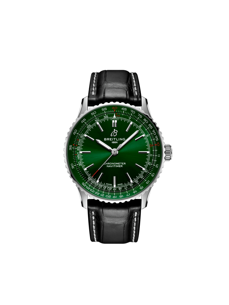 Navitimer Automatic 41 - Stainless steel - Green
