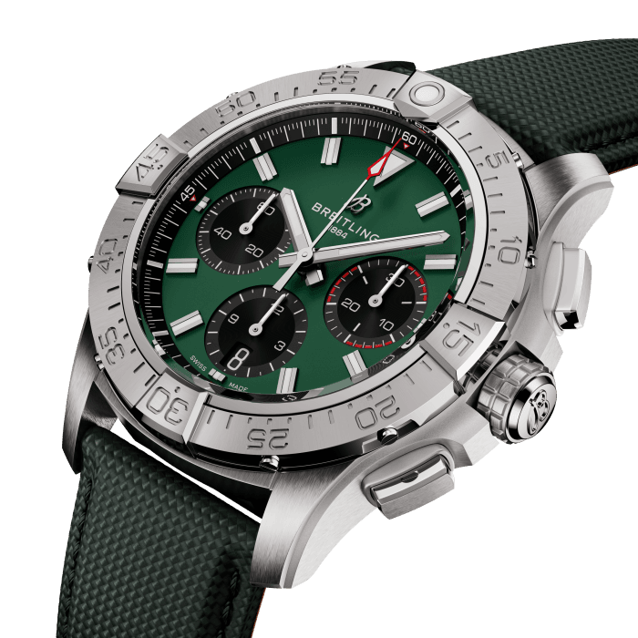 Avenger B Chronograph Acier Inoxydable Vert Ab L X