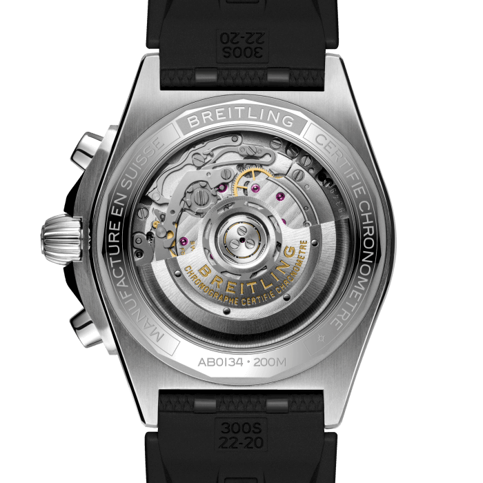 Chronomat B01 42 Stainless steel (gem-set) - Black AB0134721B1S2 | Breitling