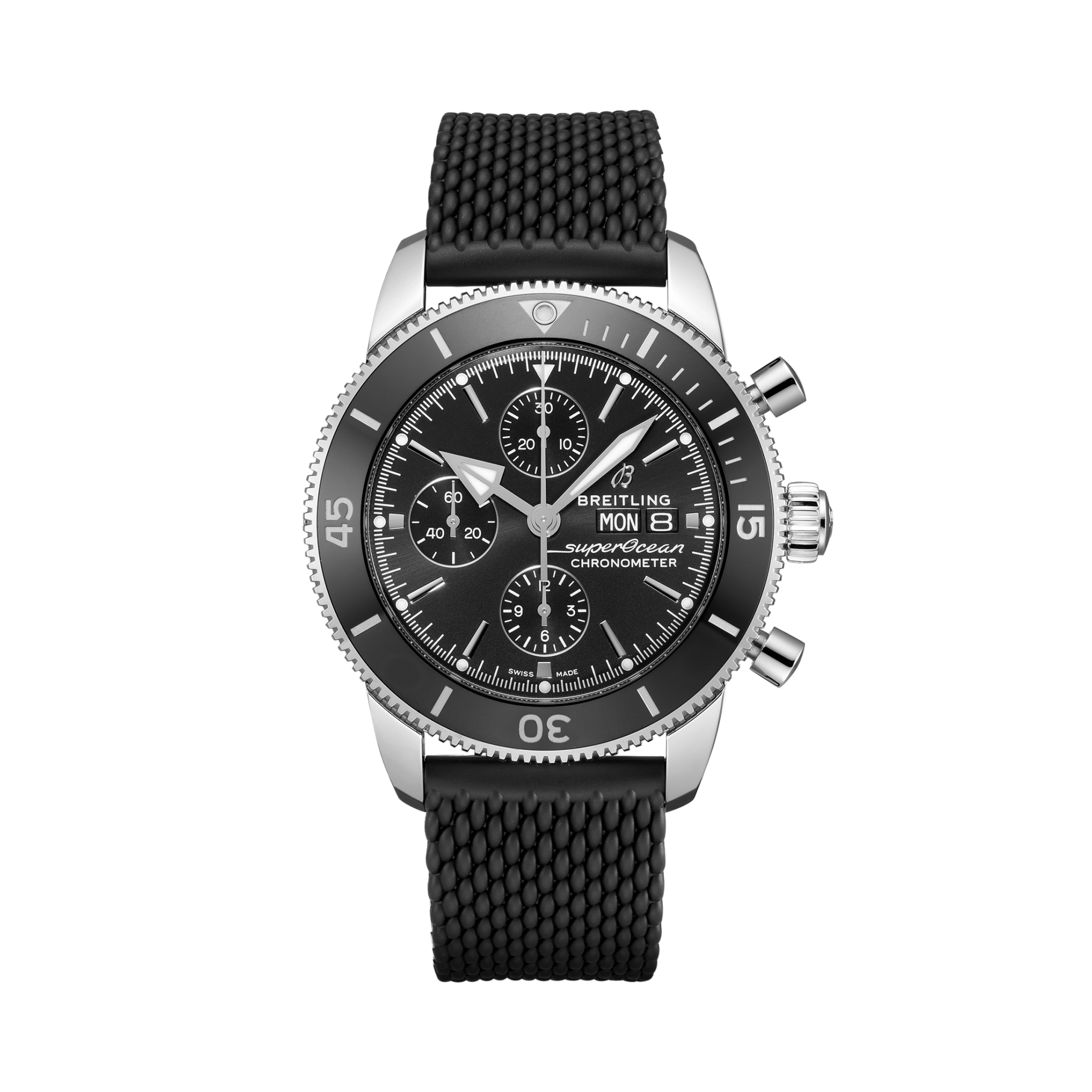 Superocean Heritage Chronograph 44 Black | V-DIAL-COLOR-5686 dial, A13313121B1S1