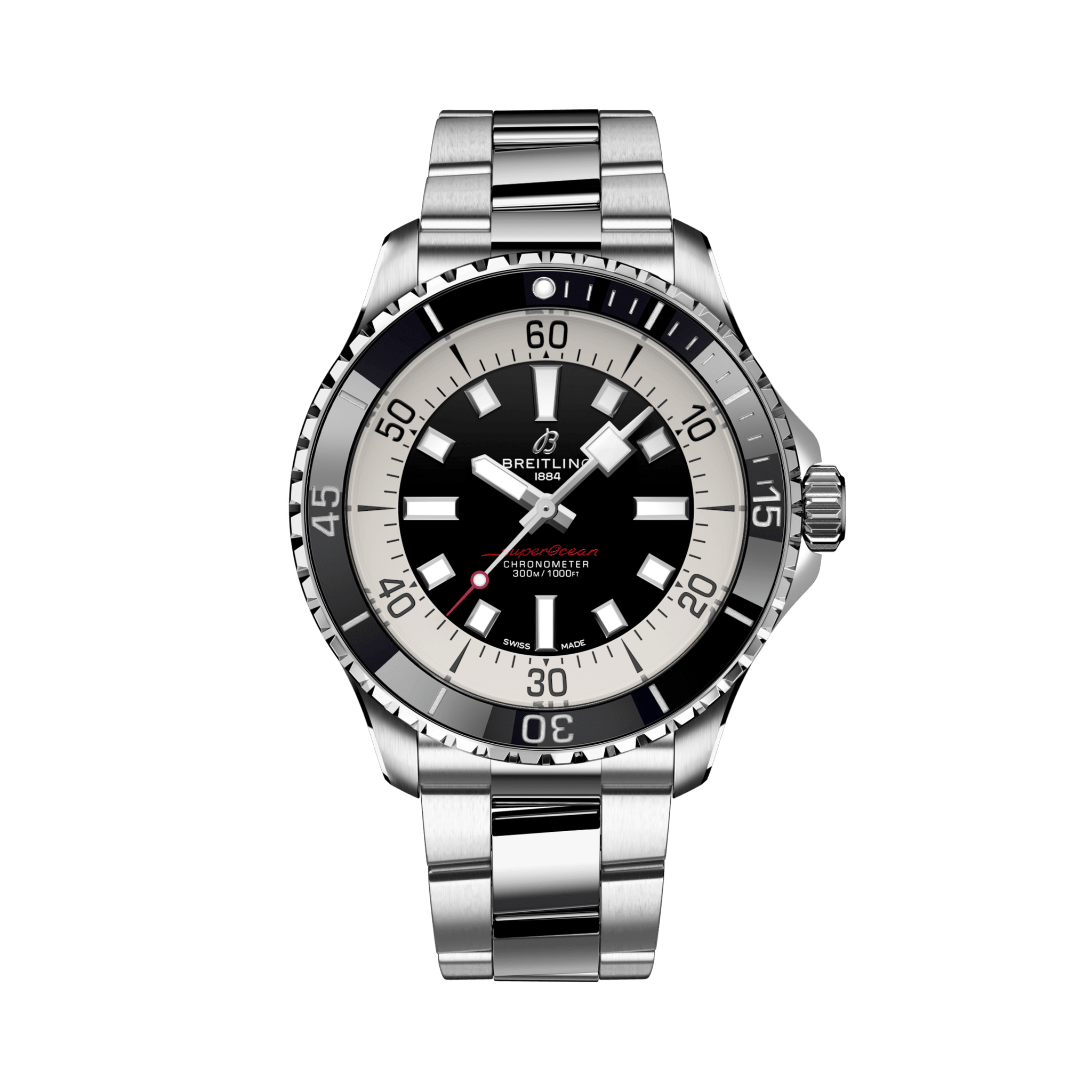 Superocean Automatic 44 Black | V-DIAL-COLOR-5686 dial, A17376211B1A1