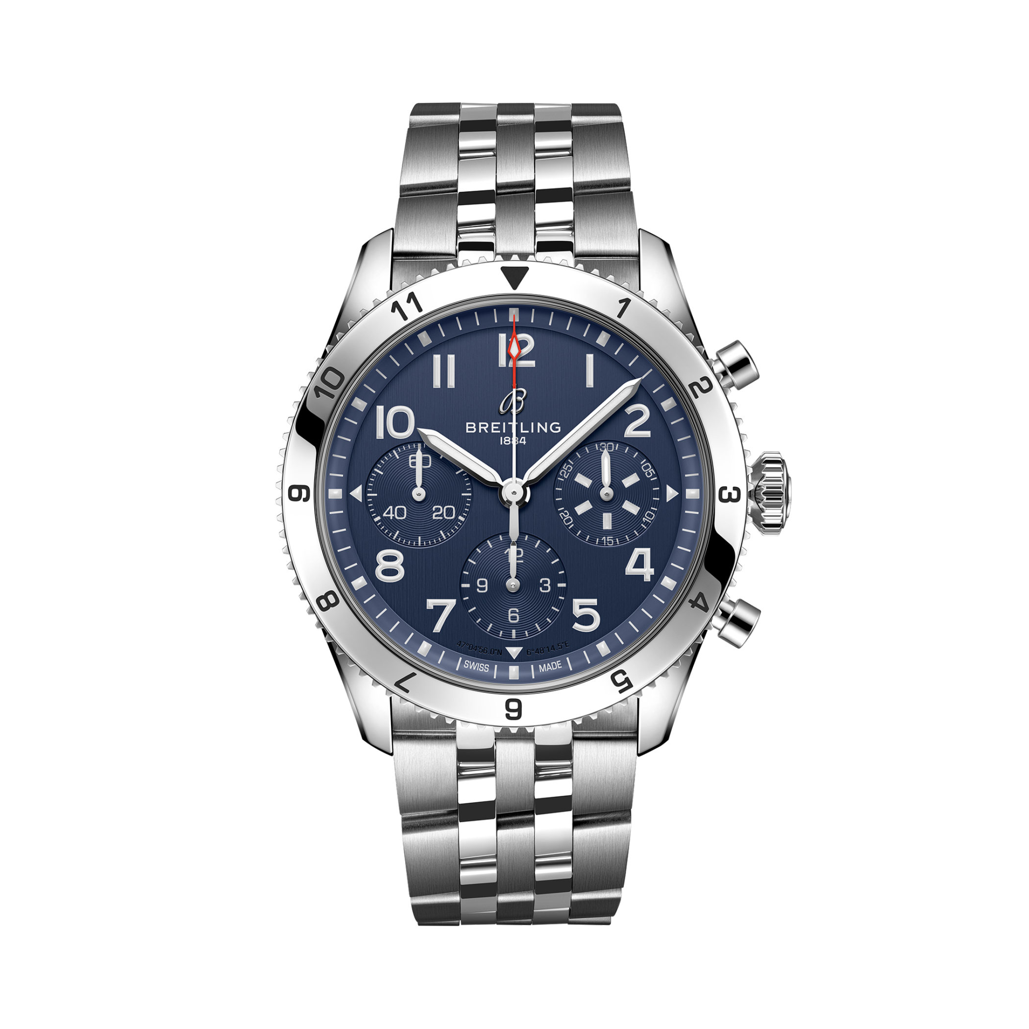 Classic AVI Chronograph 42 Tribute to Vought F4U Corsair Blue | V-DIAL-COLOR-5714 dial, A233801A1C1A1