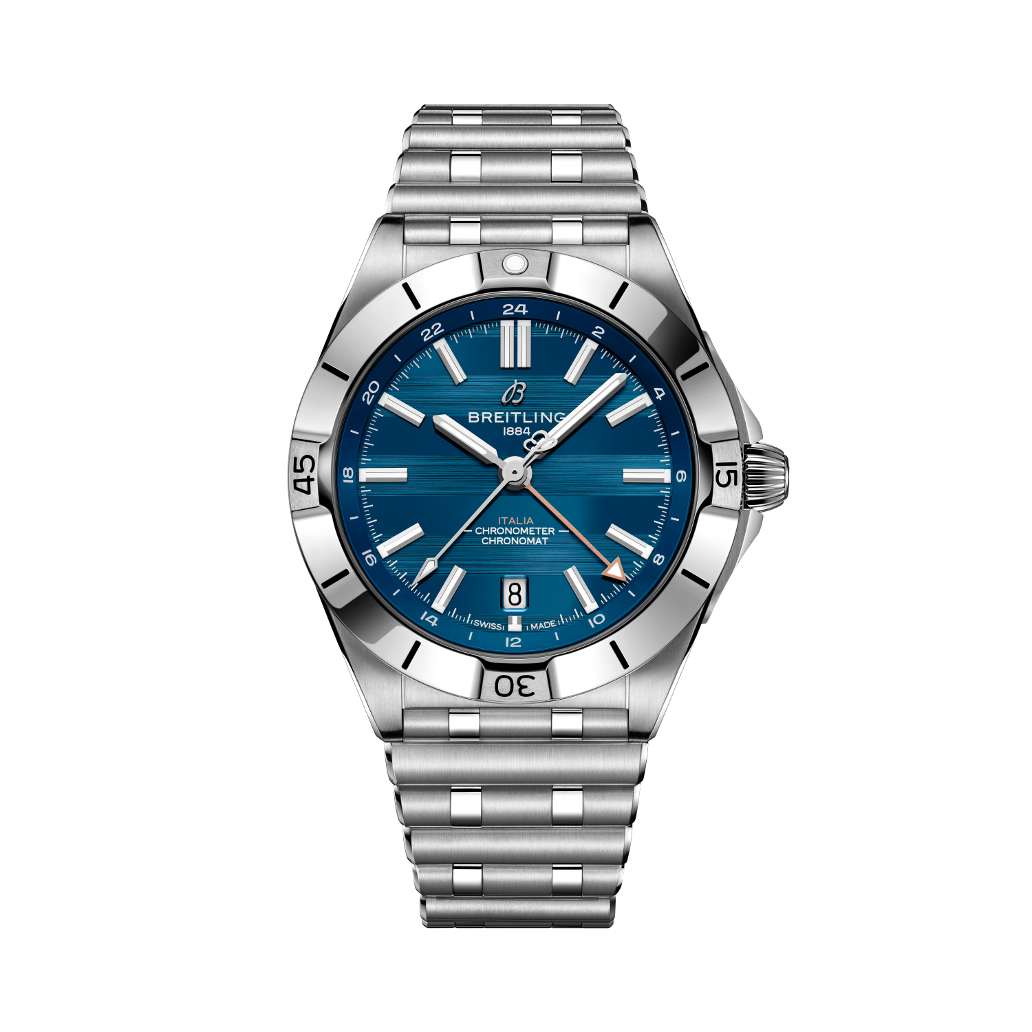 Chronomat Automatic GMT 40 Six Nations Italy Blue | V-DIAL-COLOR-5714 dial, A323981C1C1A1