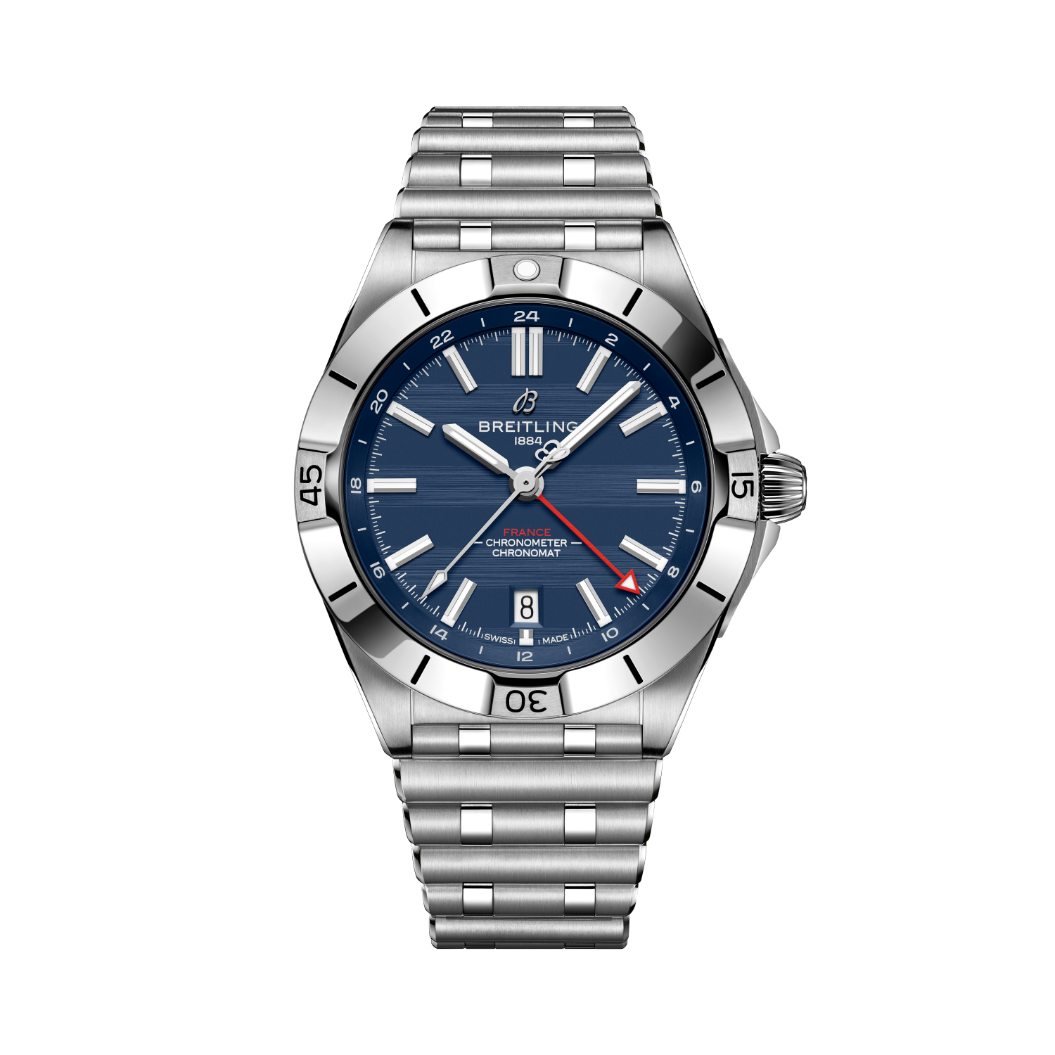 Chronomat Automatic GMT 40 Six Nations France Blue | V-DIAL-COLOR-5714 dial, A323989B1C1A1