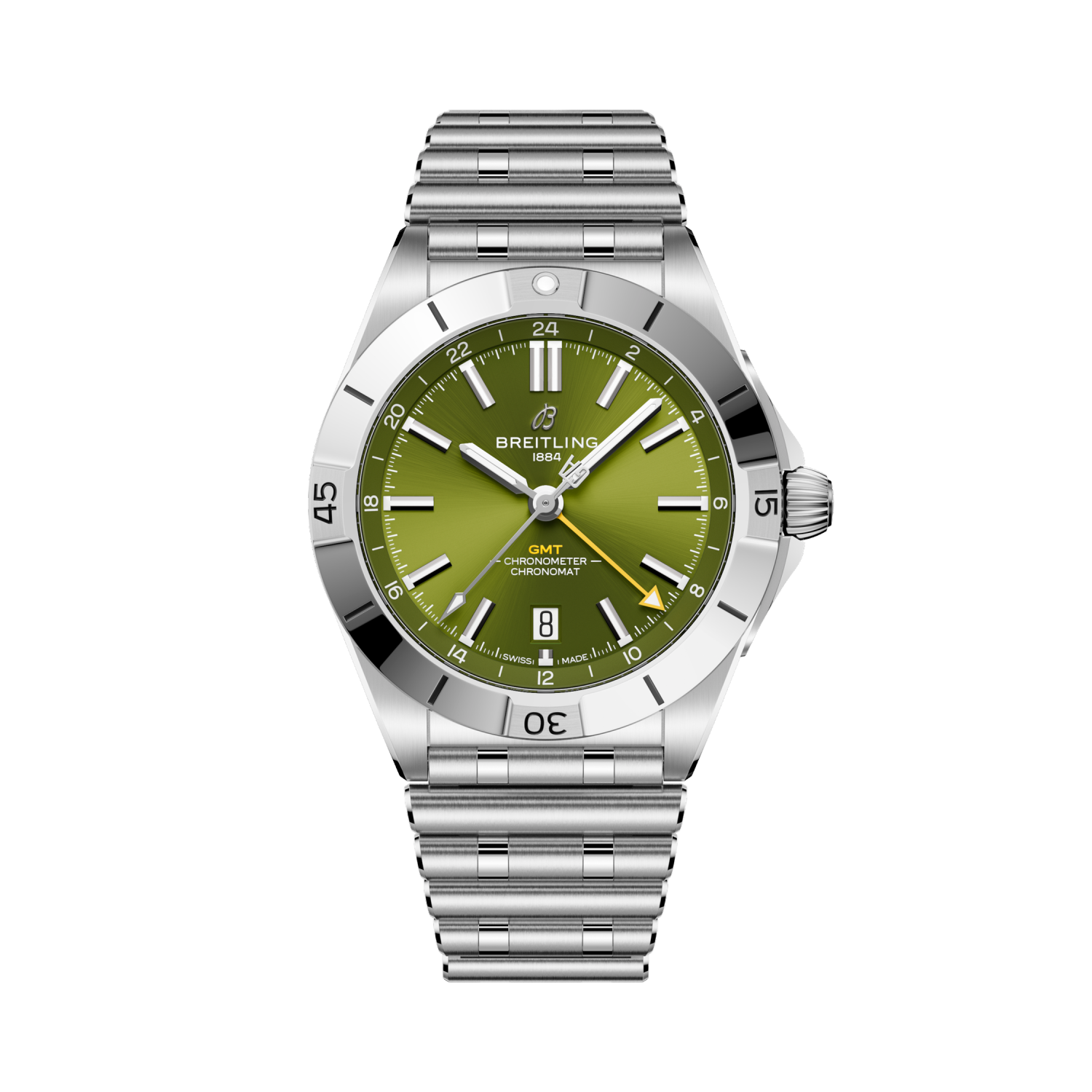 Chronomat Automatic GMT 40 Giannis Antetokounmpo Green | V-DIAL-COLOR-5765 dial, A32398A11L1A1