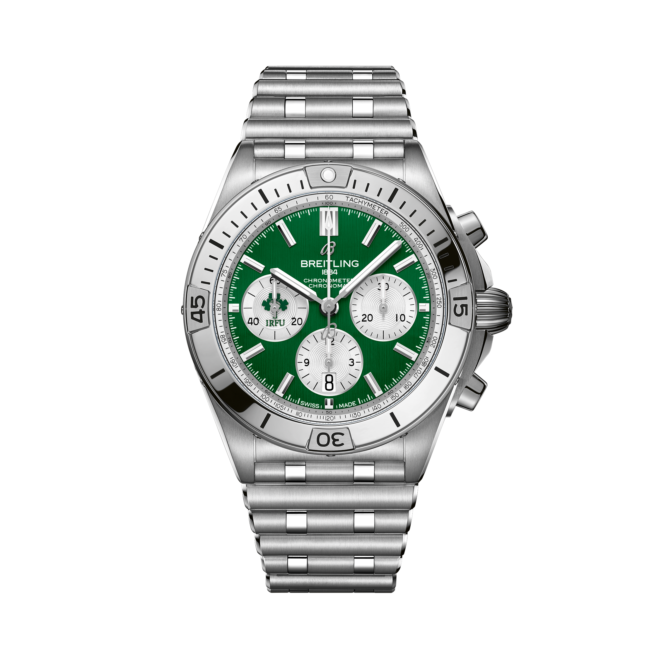 Chronomat B01 42 Six Nations Ireland Green | V-DIAL-COLOR-5765 dial, AB0134A91L1A1