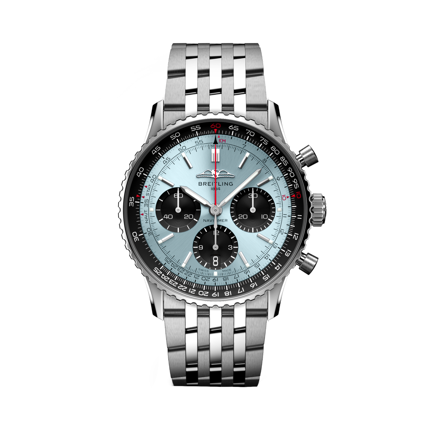 Navitimer B01 Chronograph 41 Ice blue | V-DIAL-COLOR-1111 dial, AB0139241C2A1