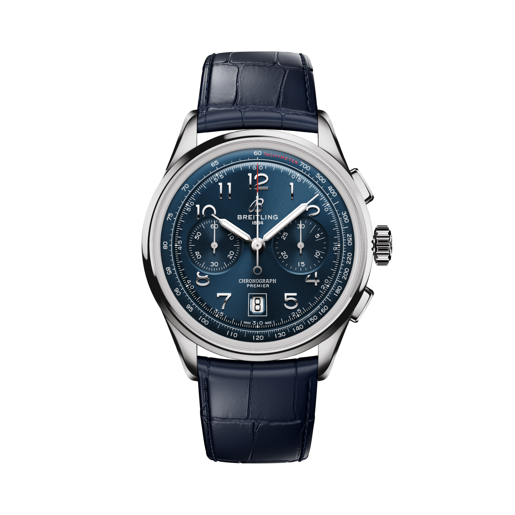 Premier B01 Chronograph 42 Bleu | V-DIAL-COLOR-5714 dial, AB0145171C1P2