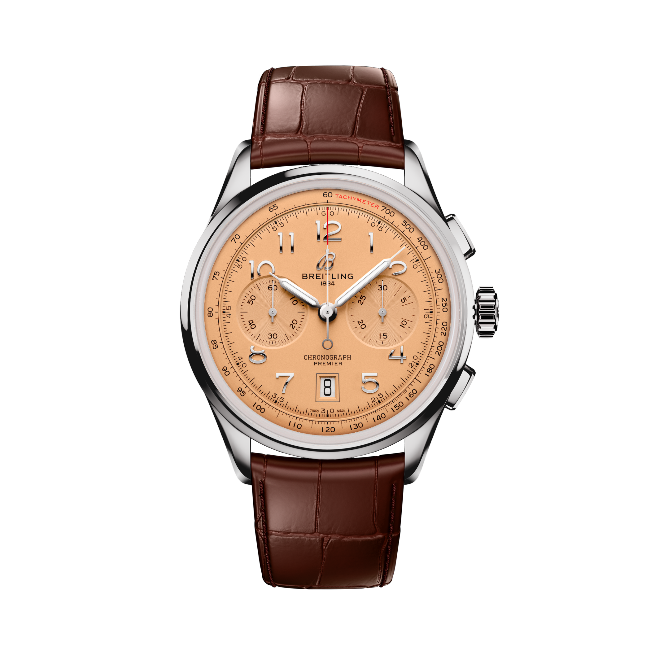 Premier B01 Chronograph 42 Cuivre | V-DIAL-COLO-999 dial, AB0145331K1P2