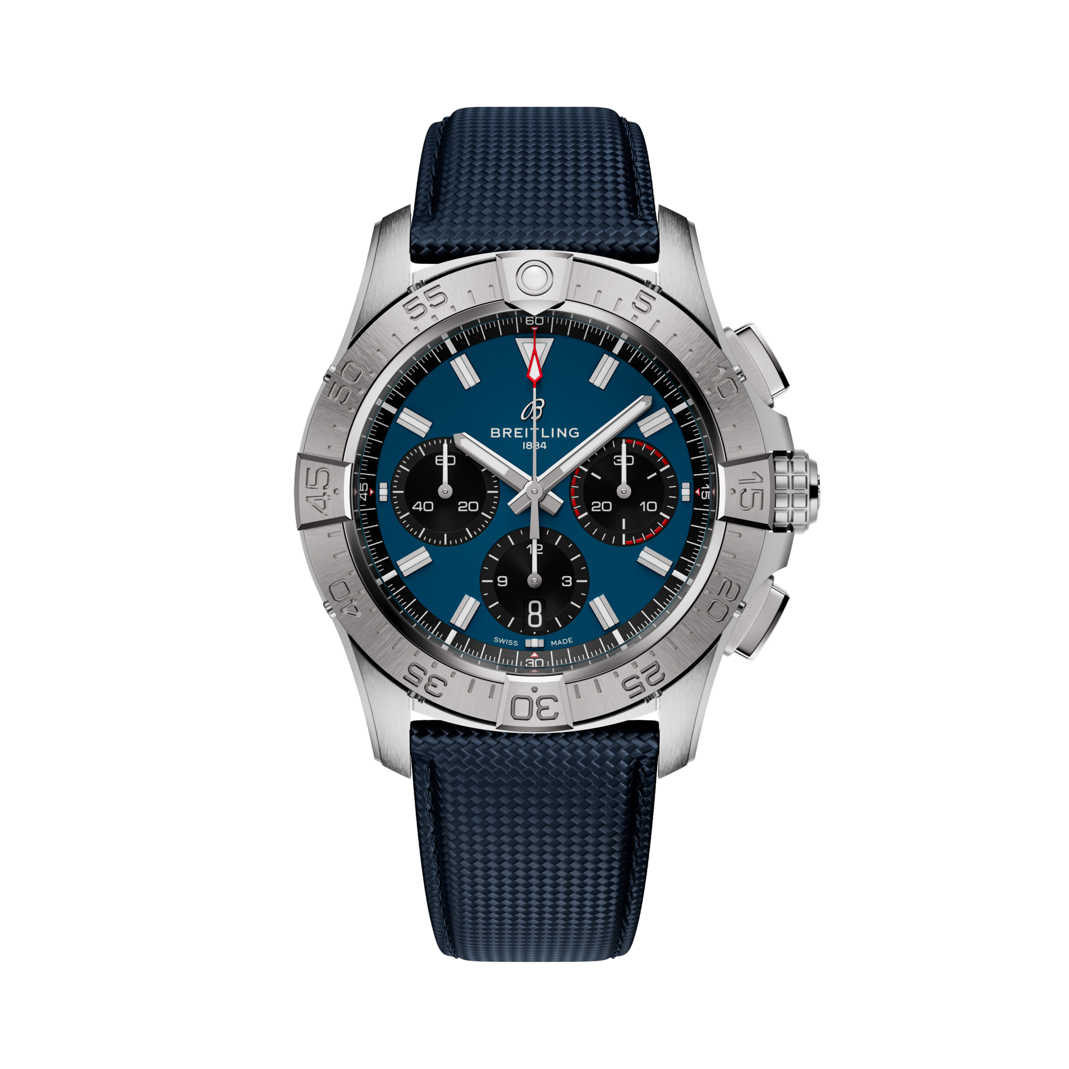 Avenger B01 Chronograph 42 Bleu | V-DIAL-COLOR-5714 dial, AB0146101C1X1