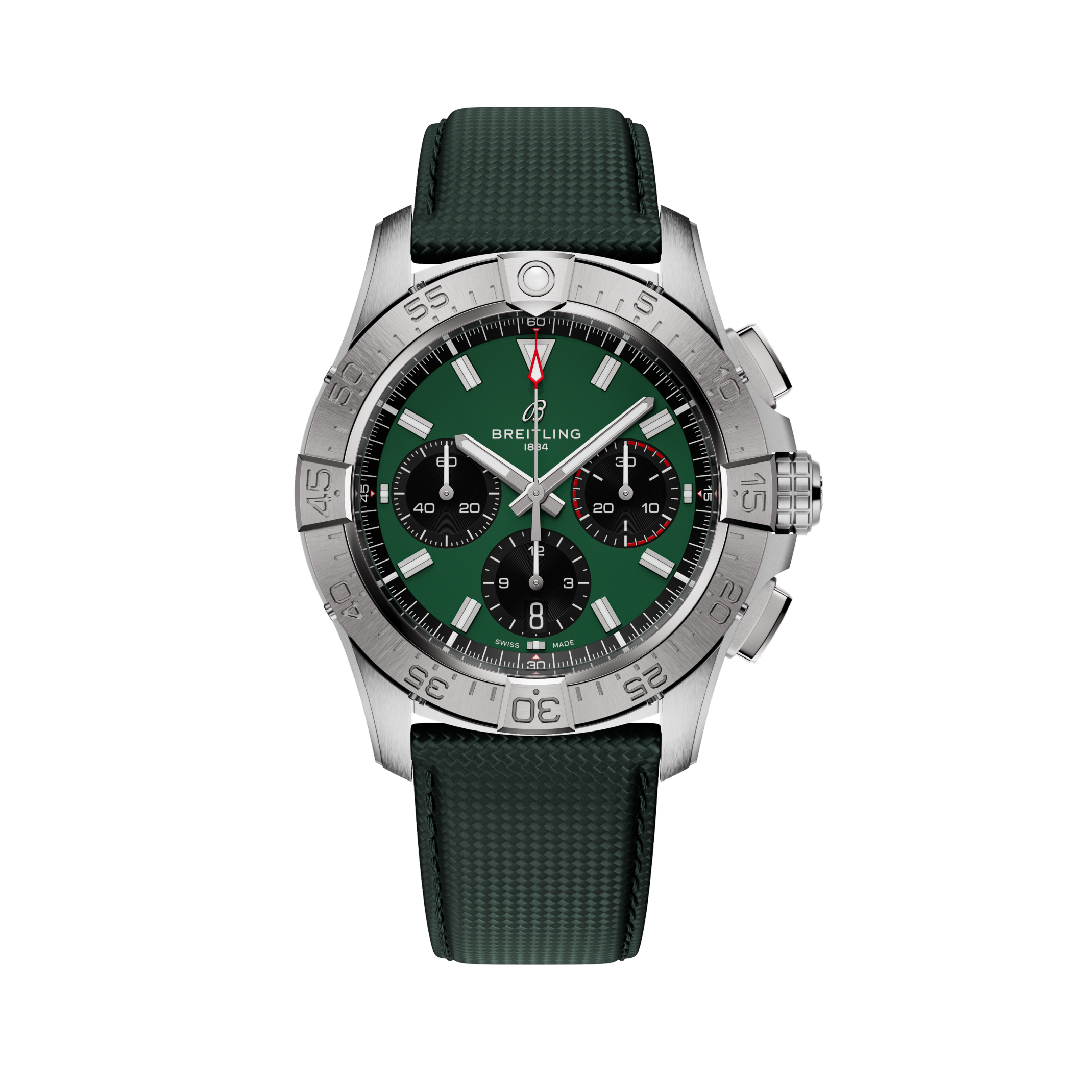 Avenger B01 Chronograph 42 Green | V-DIAL-COLOR-5765 dial, AB0146101L1X1