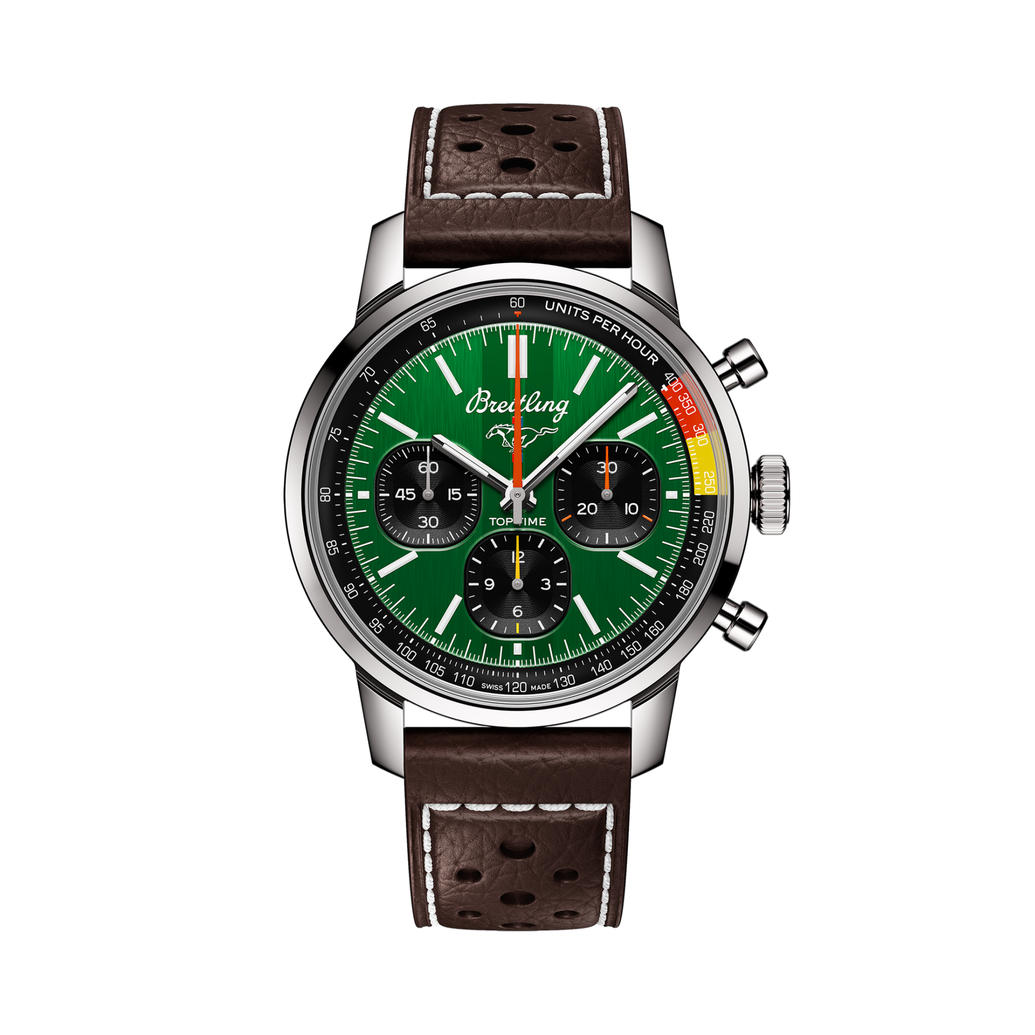 Top Time B01 Ford Mustang Green | V-DIAL-COLOR-5765 dial, AB01762A1L1X1