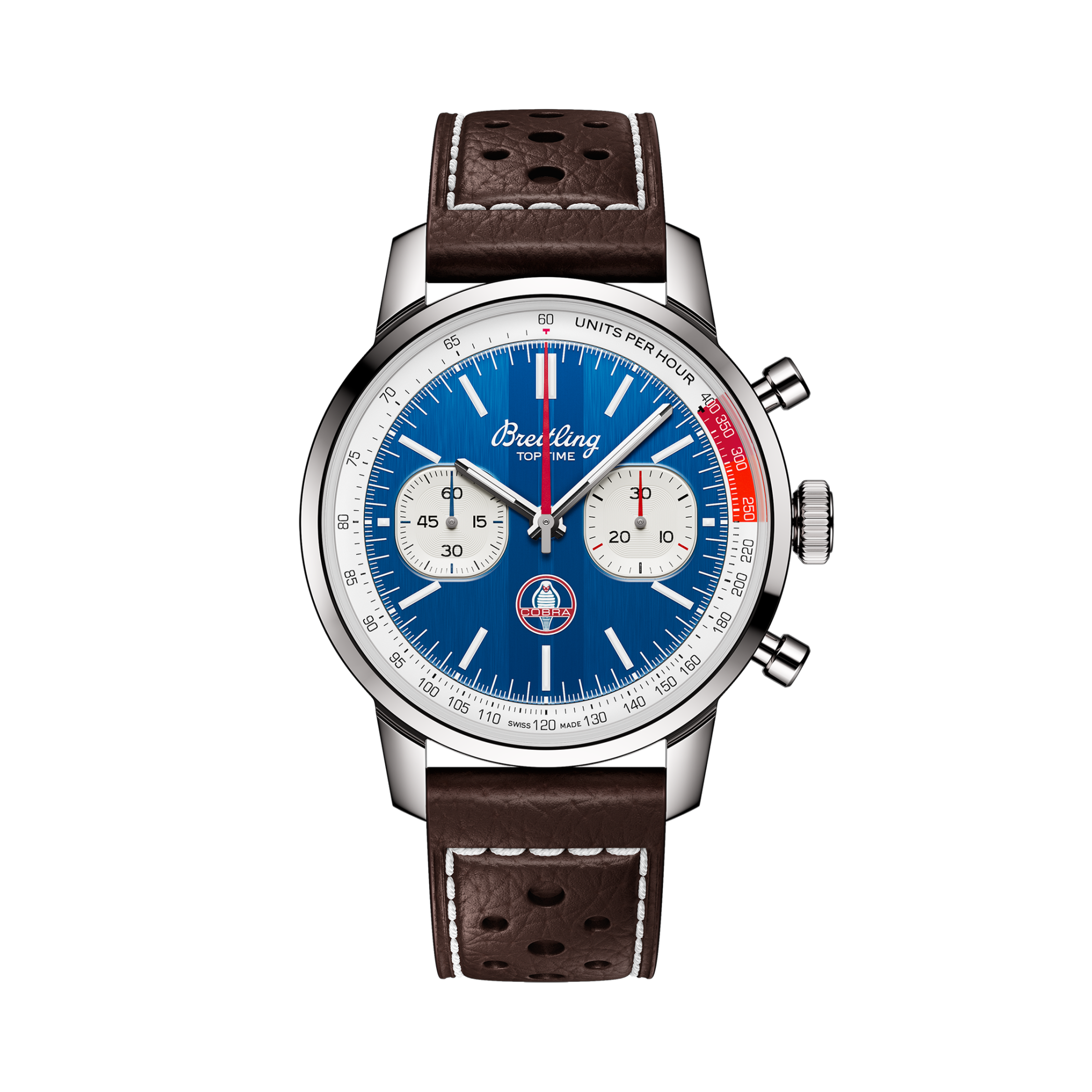 Top Time B01 Shelby Cobra Blue | V-DIAL-COLOR-5714 dial, AB01763A1C1X1