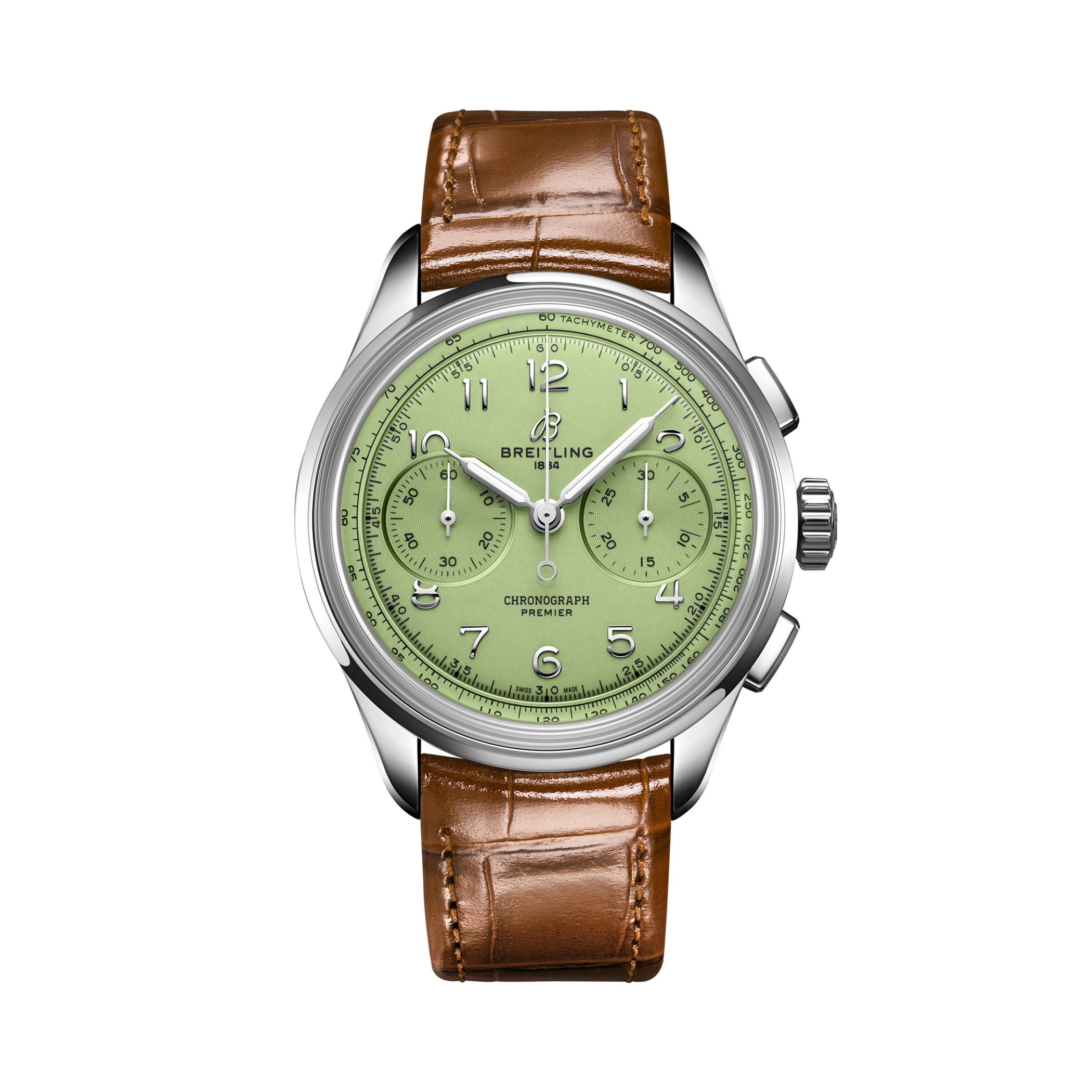 Premier B09 Chronograph 40 Pistachio green | V-DIAL-COLOR-443322 dial, AB0930D31L1P1