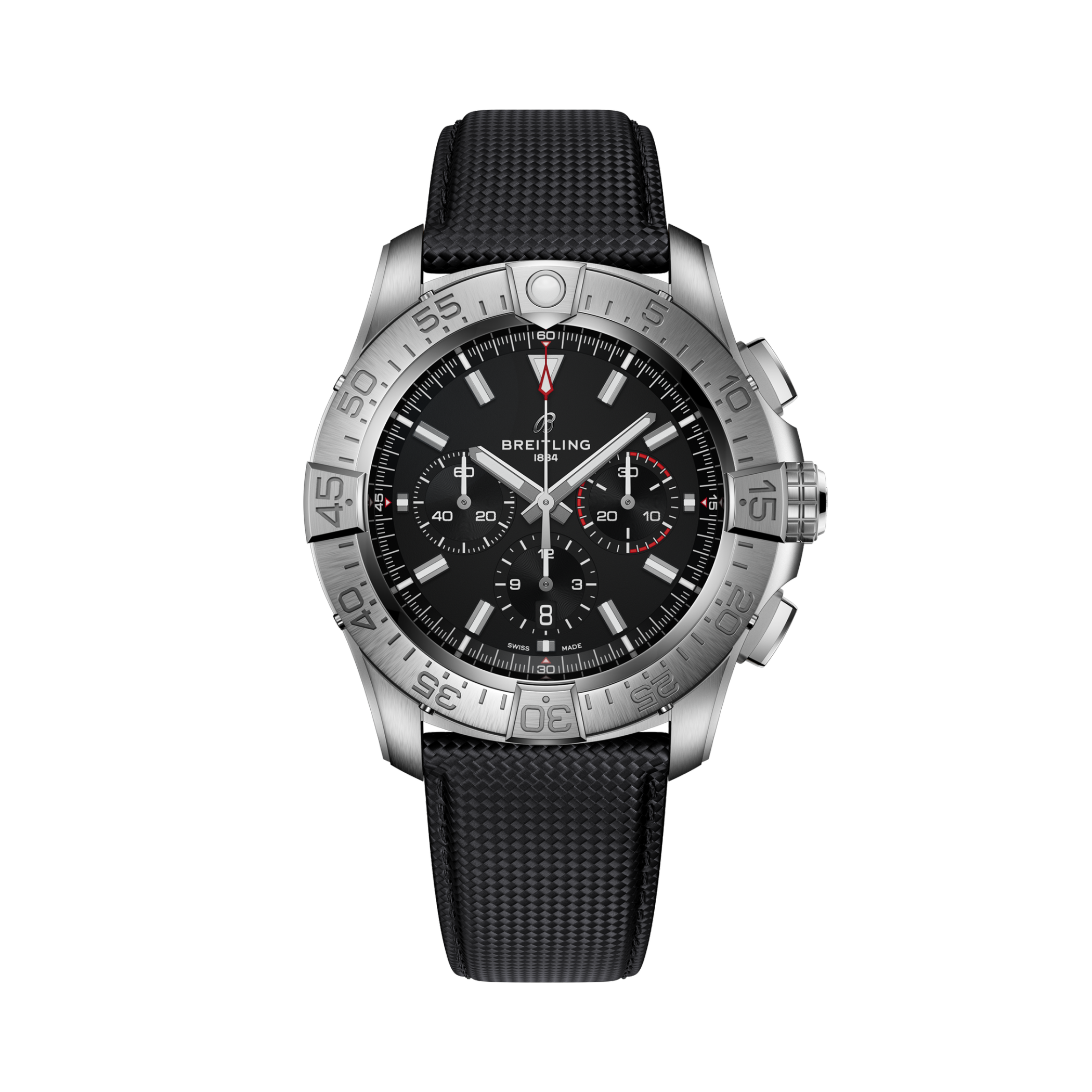 Super Avenger B01 Chronograph 46 Noir | V-DIAL-COLOR-5686 dial, EB0148101B1X1