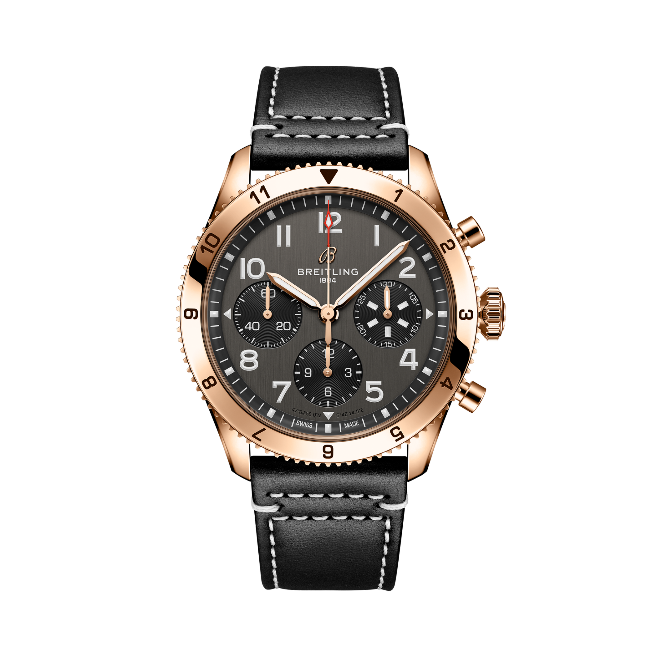 Classic AVI Chronograph 42 P-51 Mustang Black | V-DIAL-COLOR-5686 dial, R233801A1B1X1