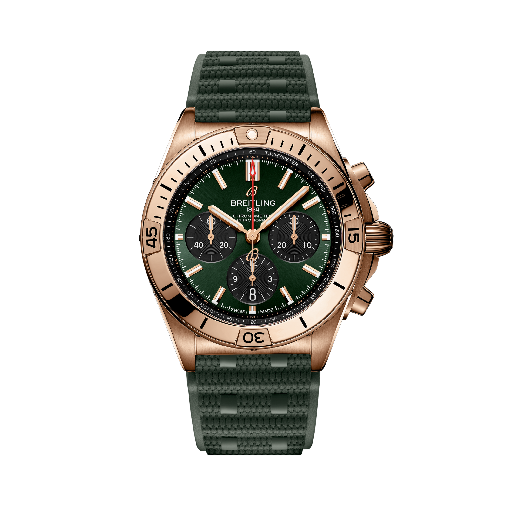 Chronomat B01 42 Green | V-DIAL-COLOR-5765 dial, RB0134101L1S1