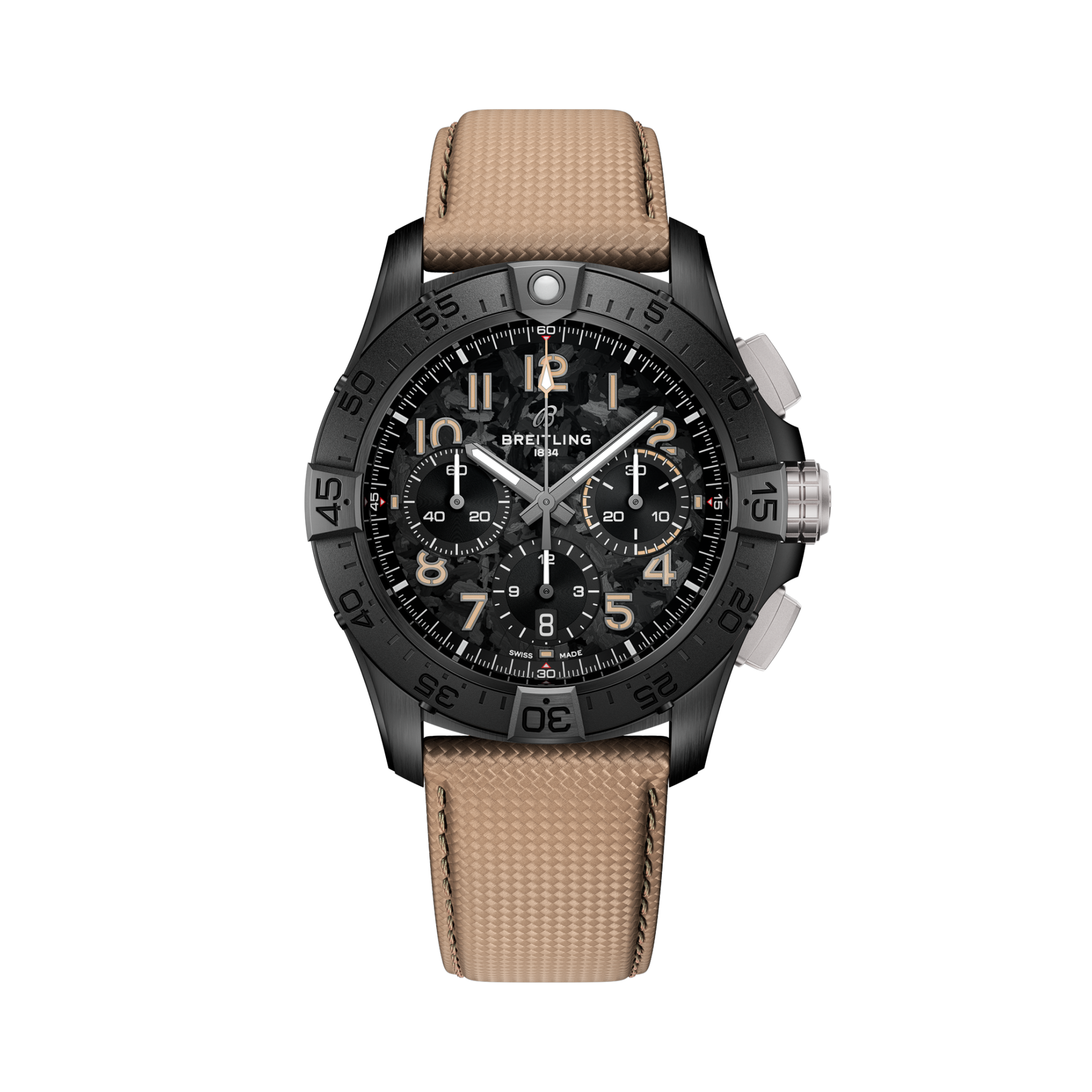 Avenger B01 Chronograph 42 Night Mission Carbone | V-DIAL-COLOR-5765556362 dial, SB0146101B1X1