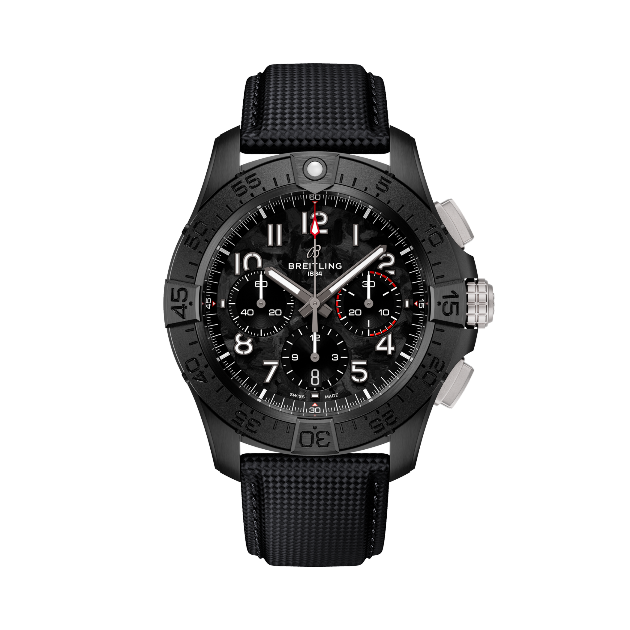 Avenger B01 Chronograph 44 Night Mission Carbone | V-DIAL-COLOR-5765556362 dial, SB0147101B1X1