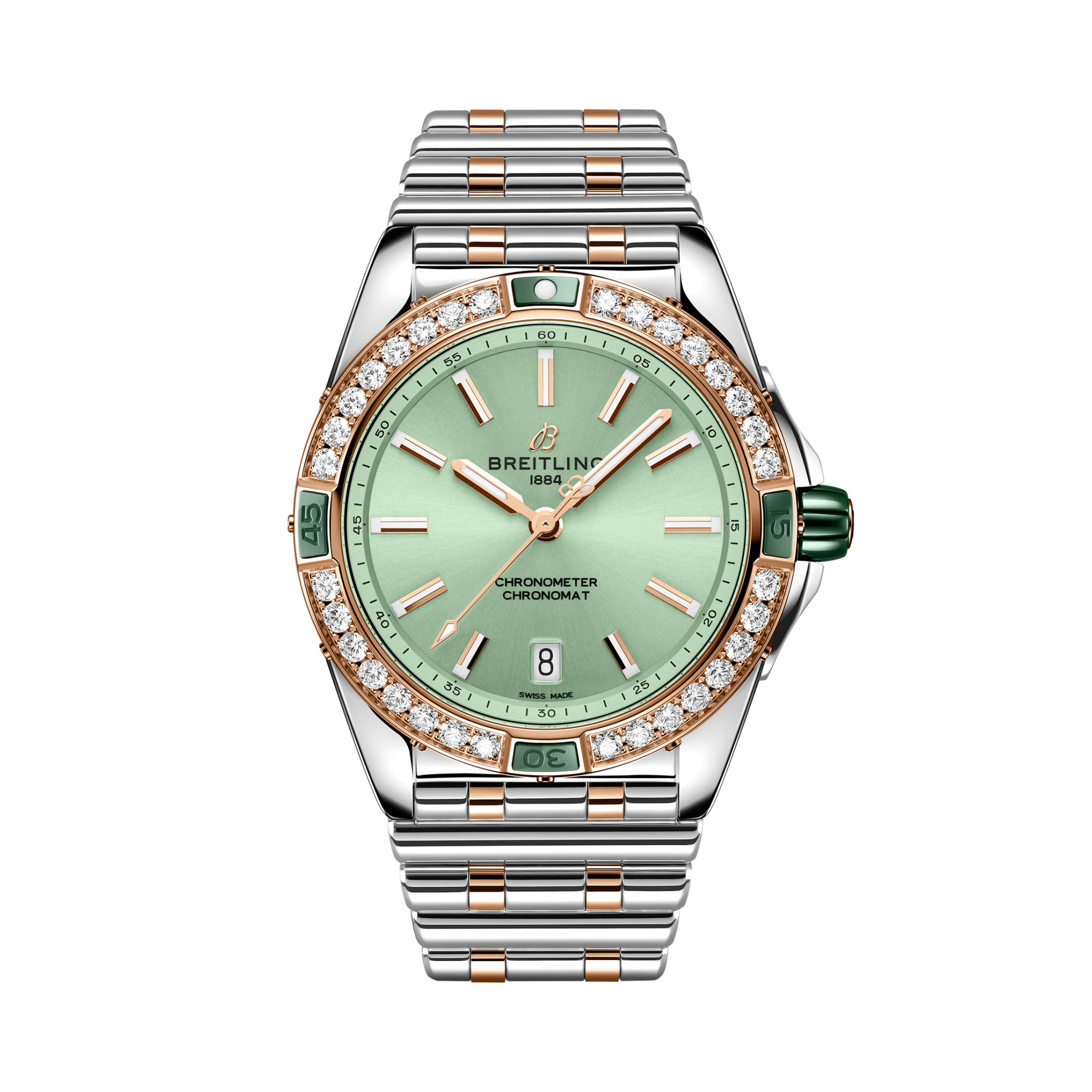 Super Chronomat Automatic 38 Green | V-DIAL-COLOR-5765 dial, U17356531L1U1