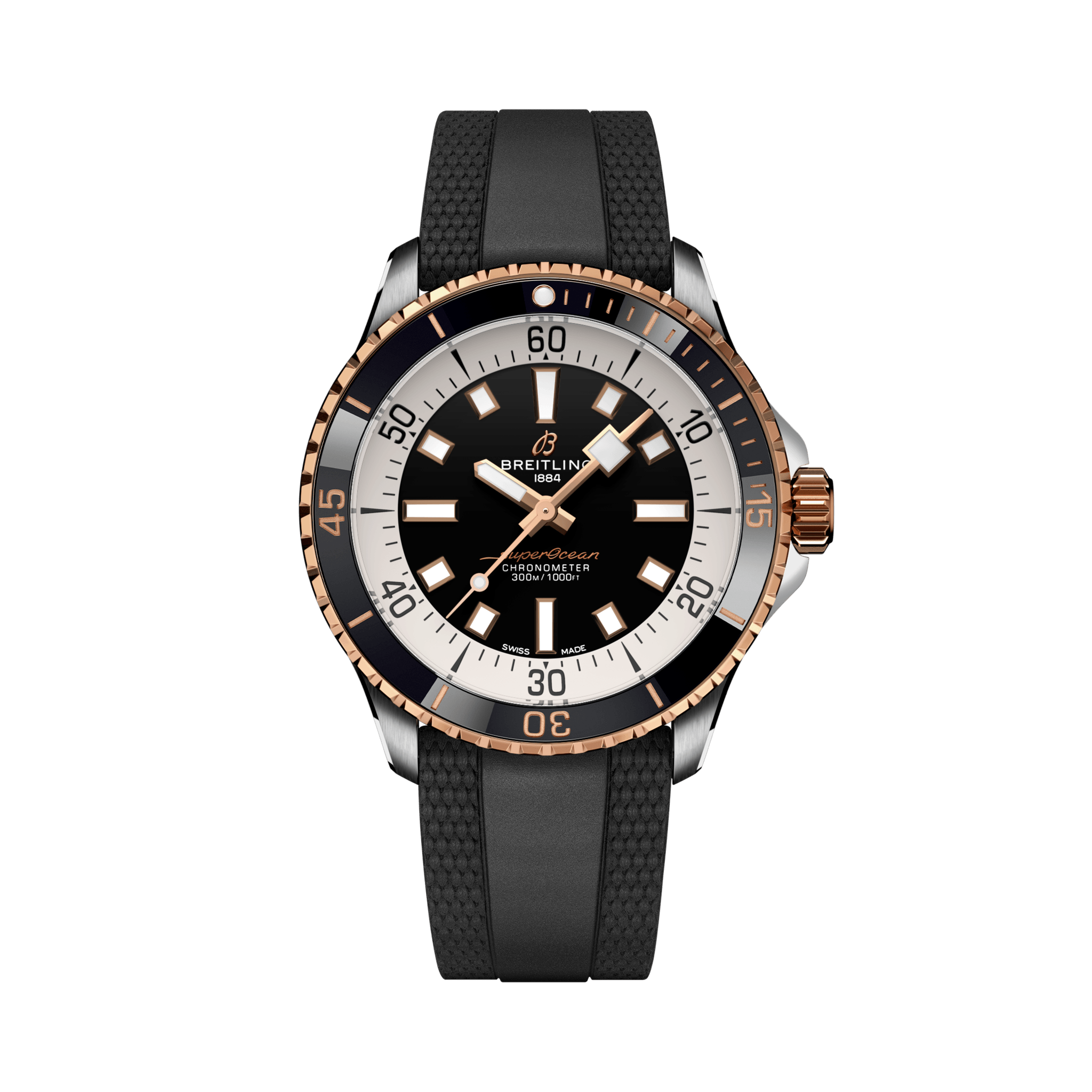 Superocean Automatic 42 Black | V-DIAL-COLOR-5686 dial, U17375211B1S1