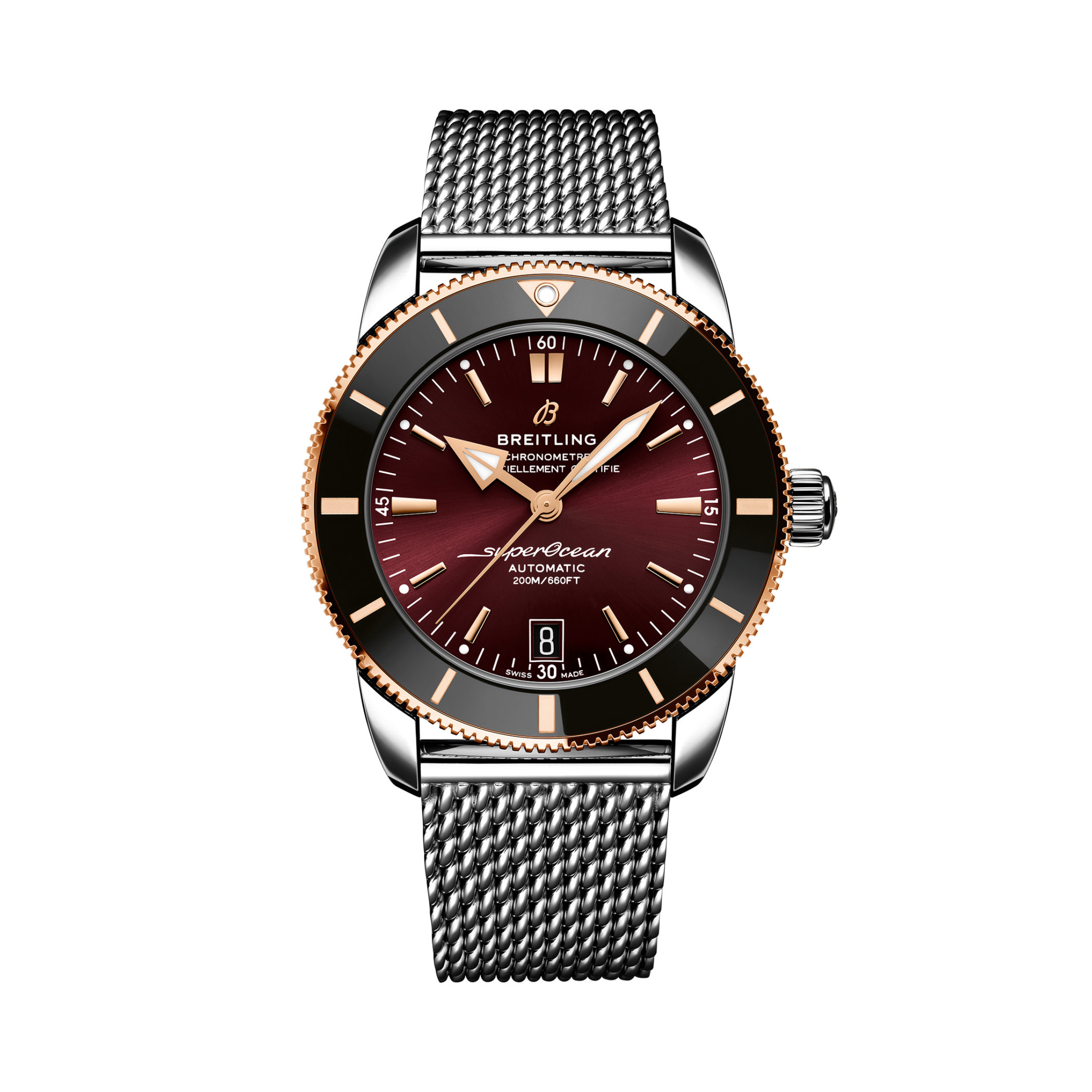 Superocean Heritage B20 Automatic 42 Red | V-DIAL-COLOR-556644 dial, UB20105A1K1A1