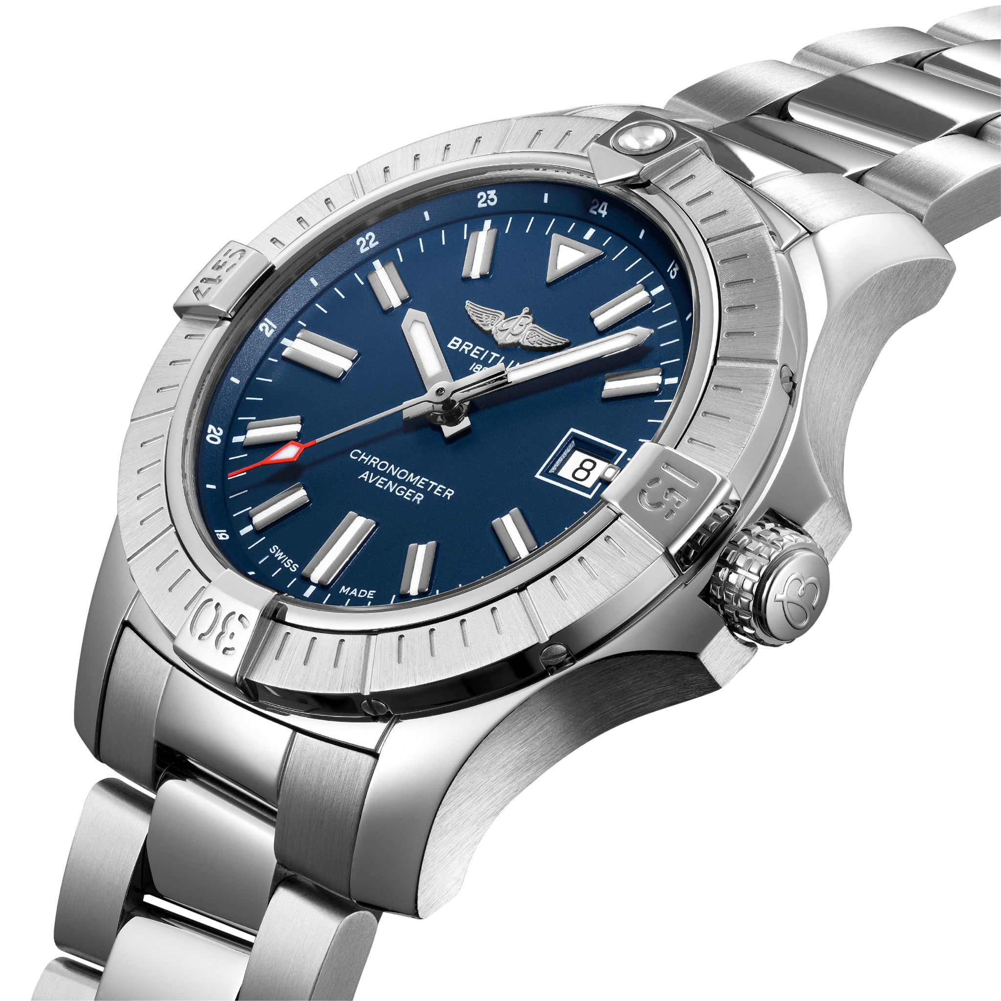 Avenger Automatic 43 Stainless Steel - Blue A17318101C1A1 | Breitling