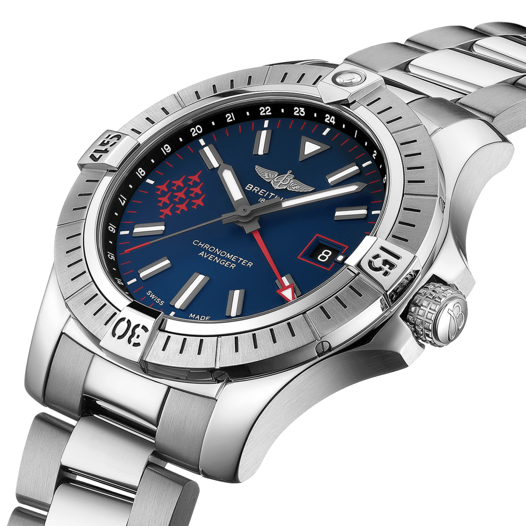 Avenger Automatic GMT 45 Red Arrows Stainless steel Blue