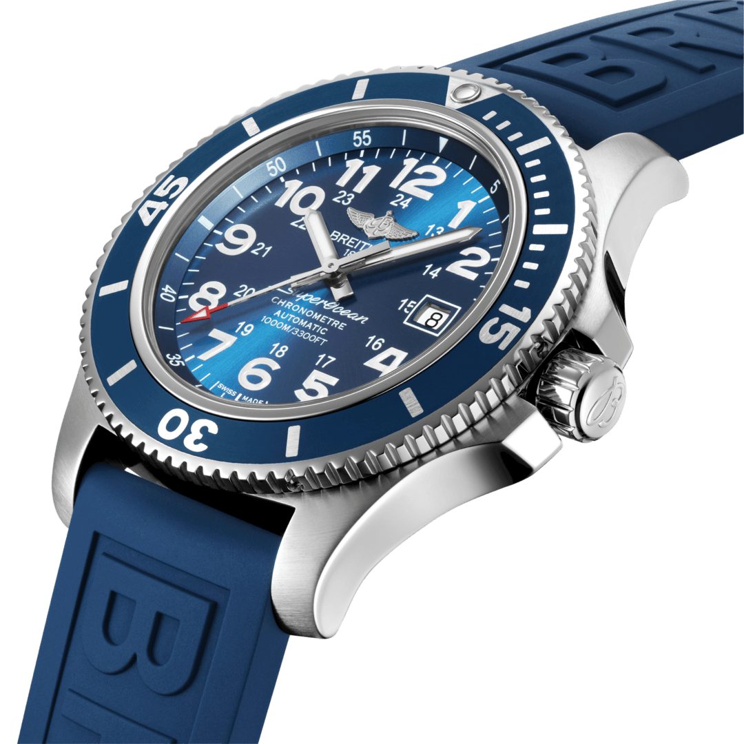 Superocean II 44 Stainless steel - Blue A17392D81C1S1 | Breitling