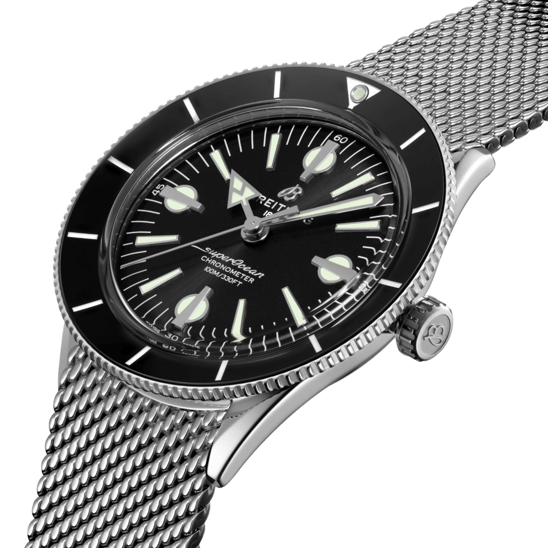 Superocean Heritage '57 Stainless steel - Black A10370121B1A1 ...