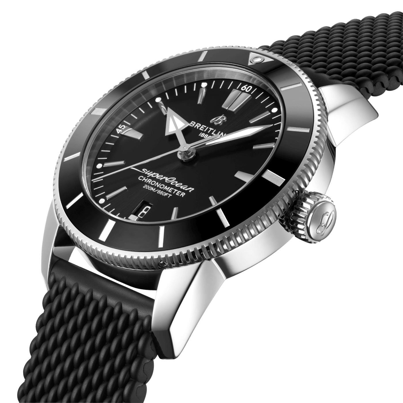 Superocean Heritage B20 Automatic 44 Stainless steel - Black ...