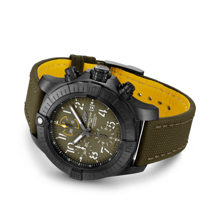 アベンジャー クロノグラフ 45 ナイト ミッション Ref.V13317101L1X1 品 メンズ 腕時計