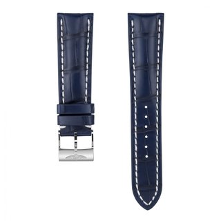 Black alligator leather strap - 24 mm 760P | Breitling