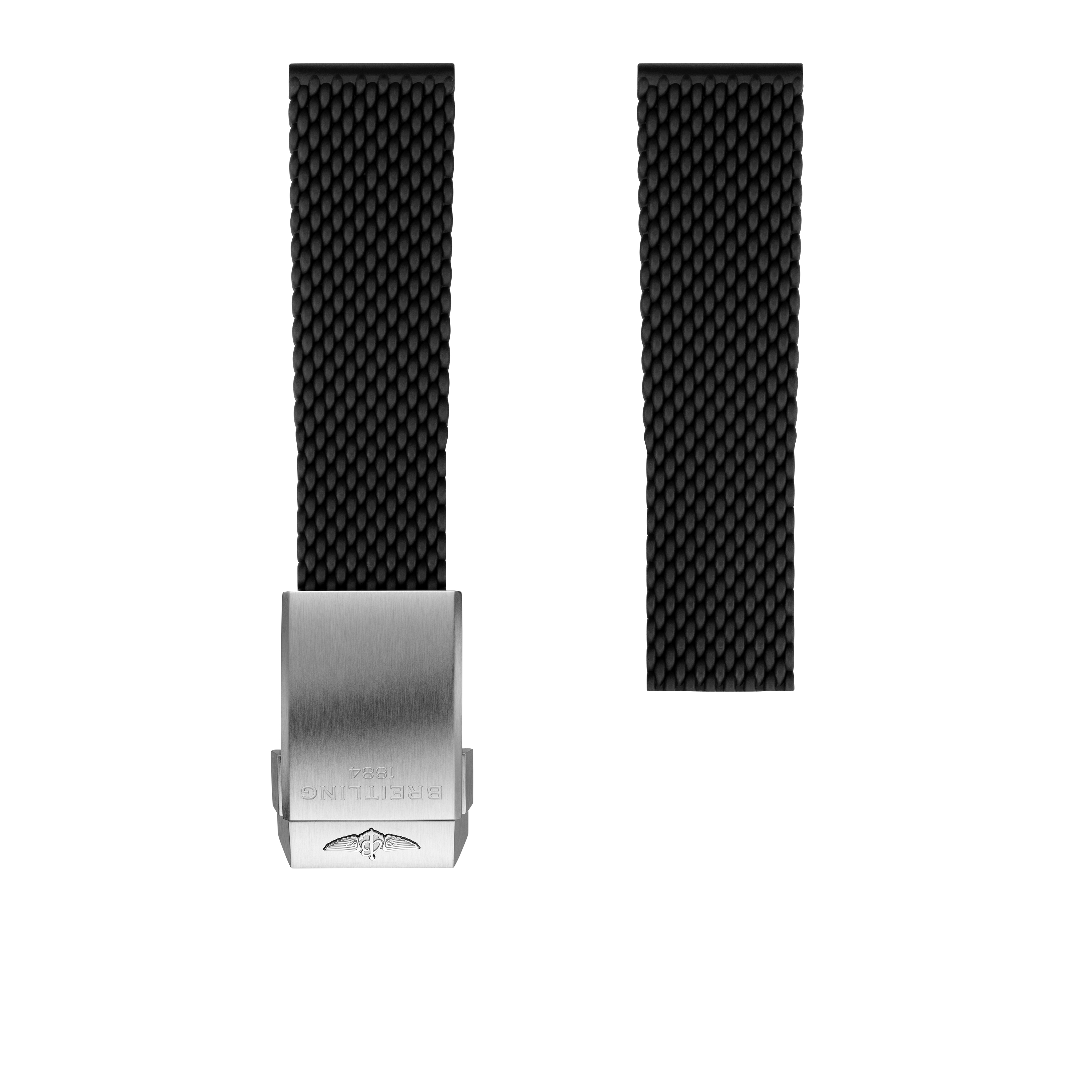 Breitling 521X Anthracite Military Strap (22mm) + Steel Deployment Clasp -  KeepTheTime Watches