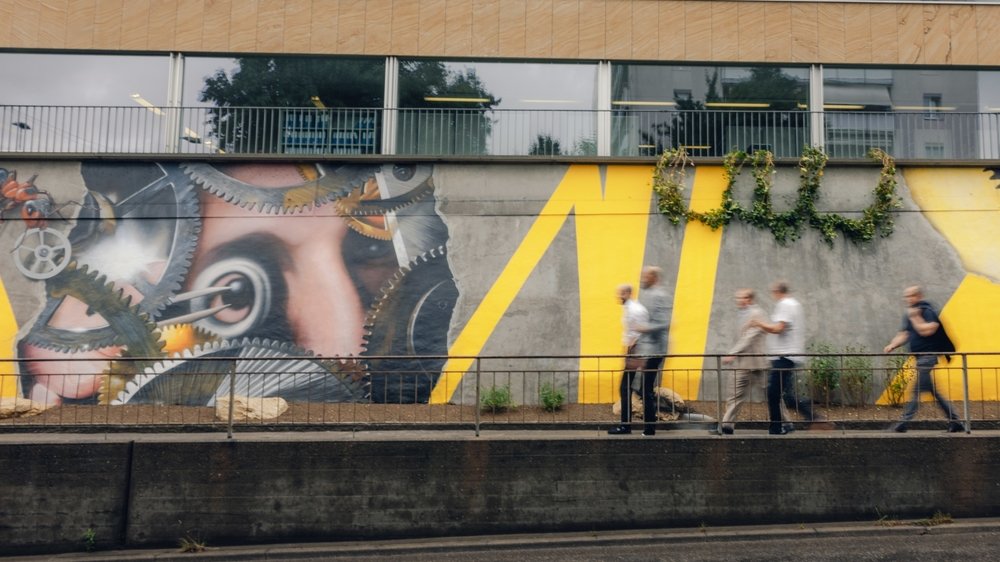 Breitling and the City of Grenchen Unveil a Unique Street Art Project