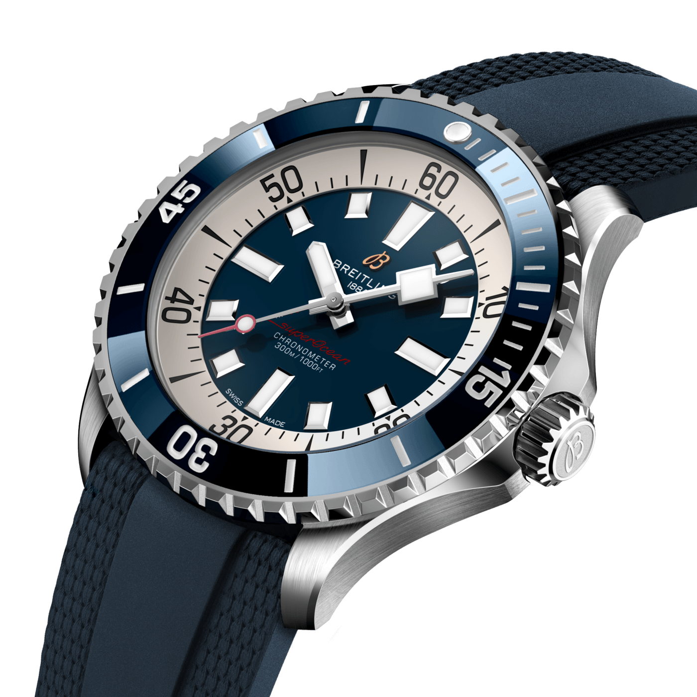 Superocean Automatic 46 Stainless steel - Blue A17378E71C1S1 | Breitling