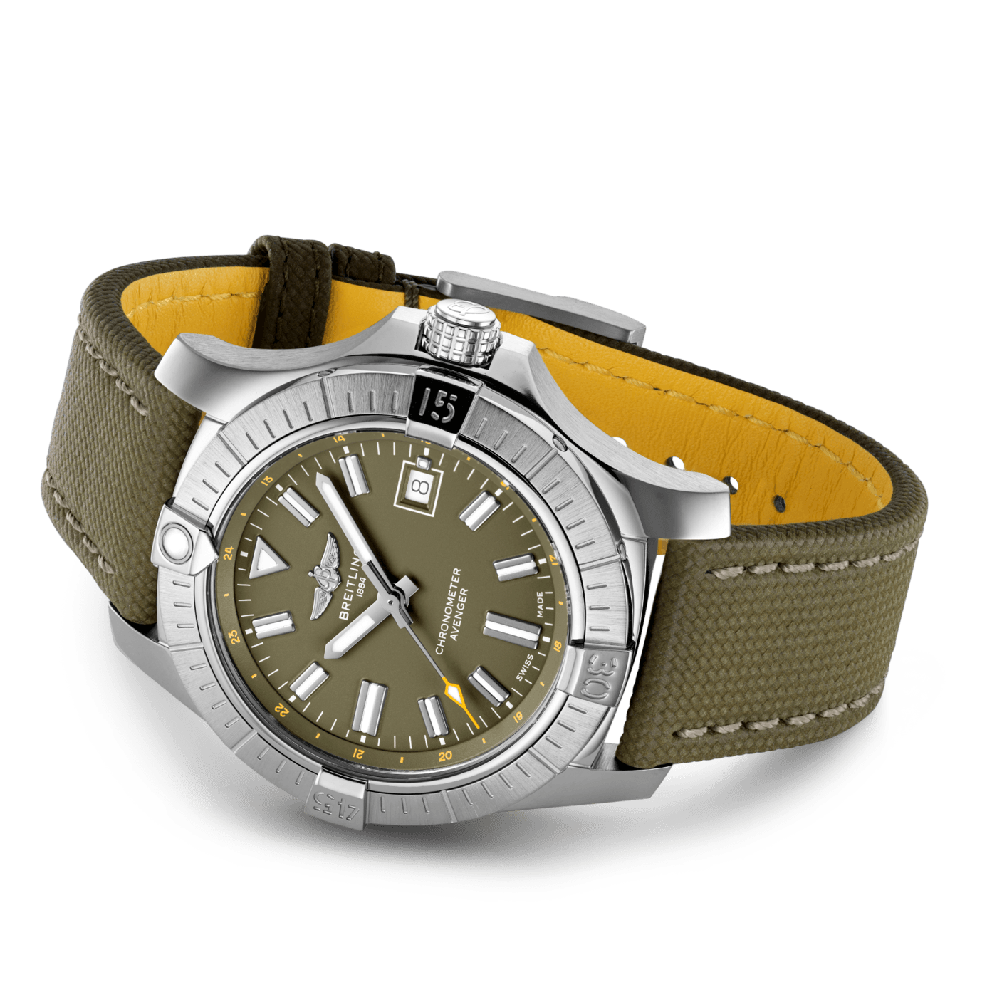 Avenger Automatic 43 Stainless steel - Green A17318101L1X1 | Breitling