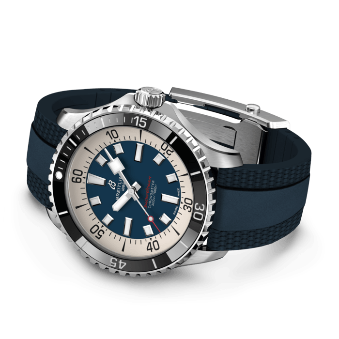 Superocean Automatic 44 Stainless steel - Blue A17376211C1S1 | Breitling US