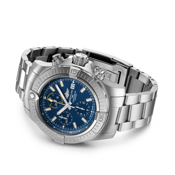 Avenger Chronograph 45 Stainless steel - Blue A13317101C1A1