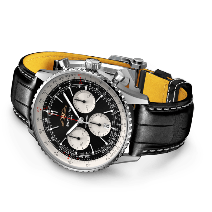 ブライトリング BREITLING AB0138211B1A1 ブラック /シルバー メンズ 腕時計