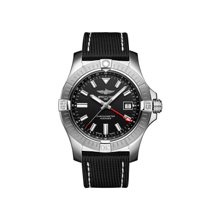 Avenger Automatic GMT 43 Stainless steel - Black A32397101B1X1 ...