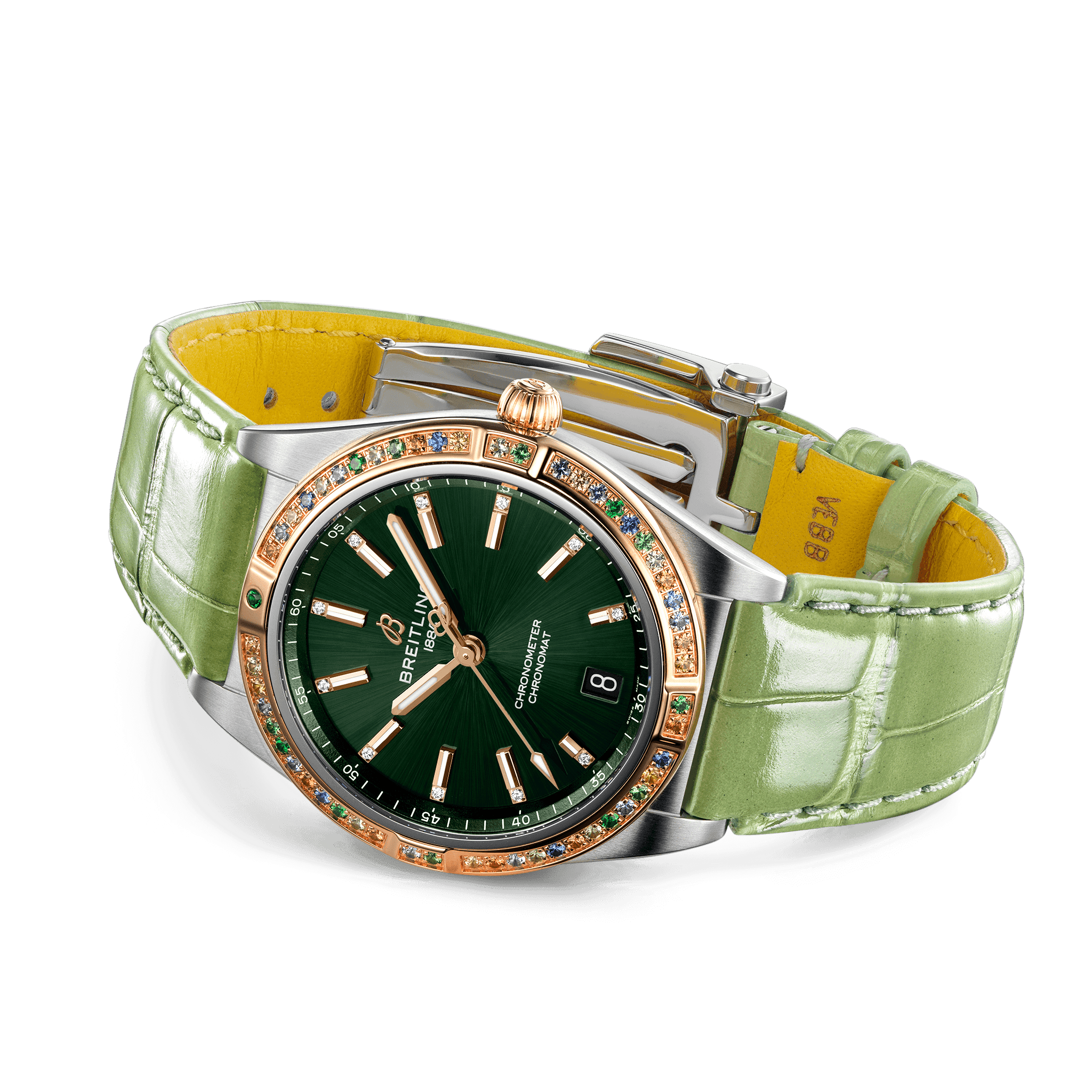 Chronomat Automatic 36 South Sea Stainless steel & 18k red gold - Green