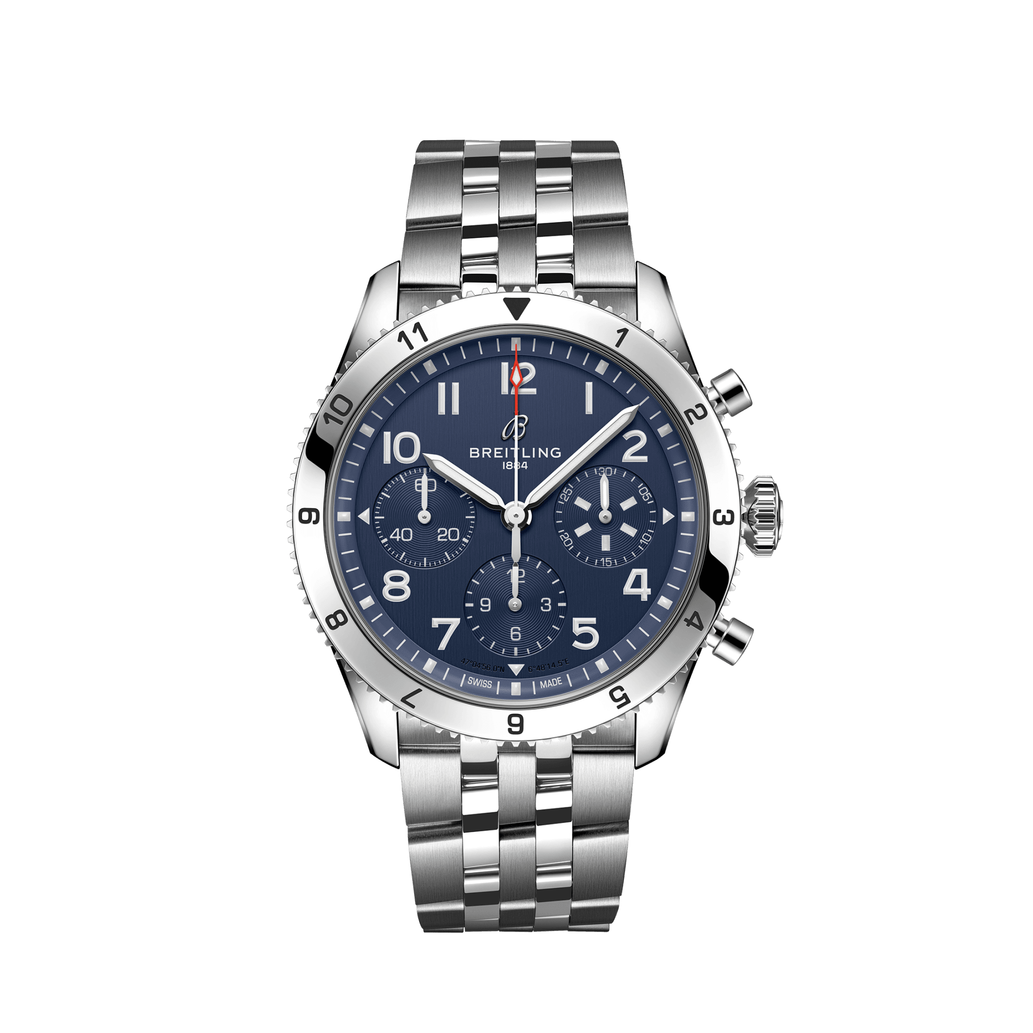 Classic AVI Chronograph 42 Tribute to Vought F4U Corsair Stainless ...