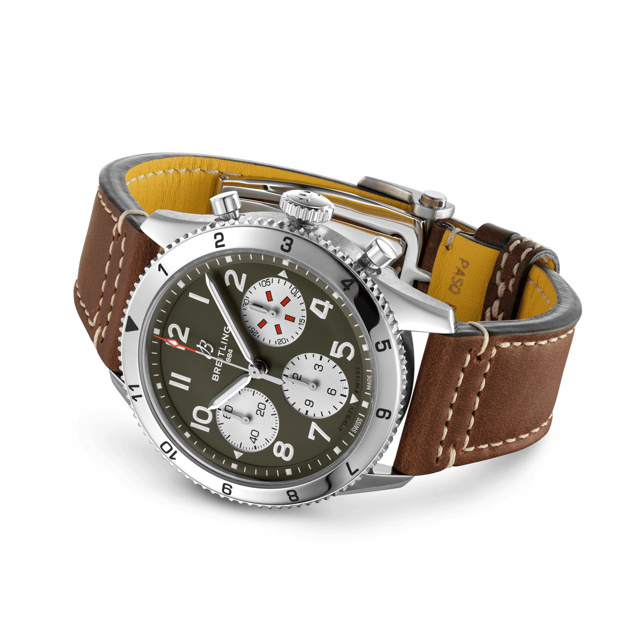 Classic AVI Chronograph 42 Curtiss Warhawk Stainless steel Green