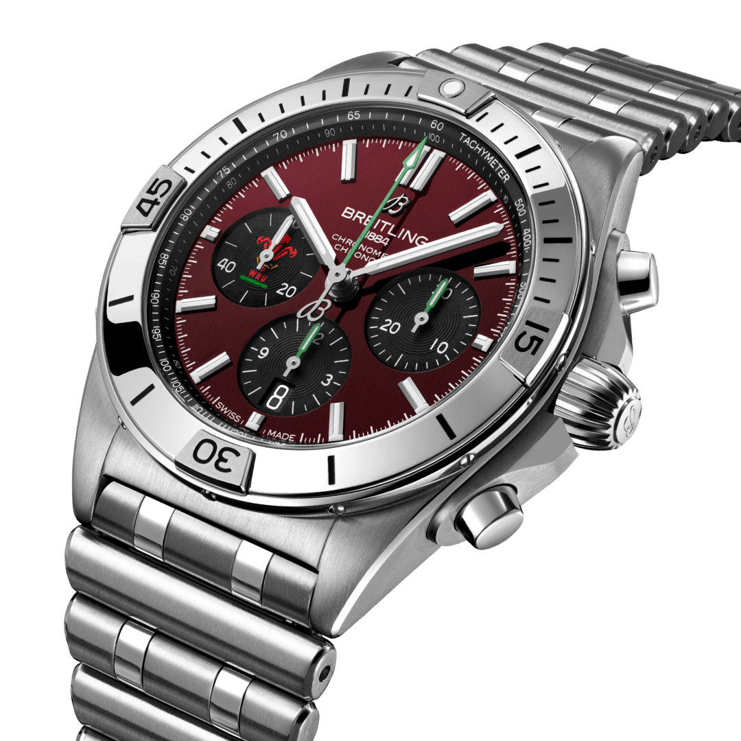 Chronomat B01 42 Six Nations Wales Stainless steel Red AB0134A61K1A1